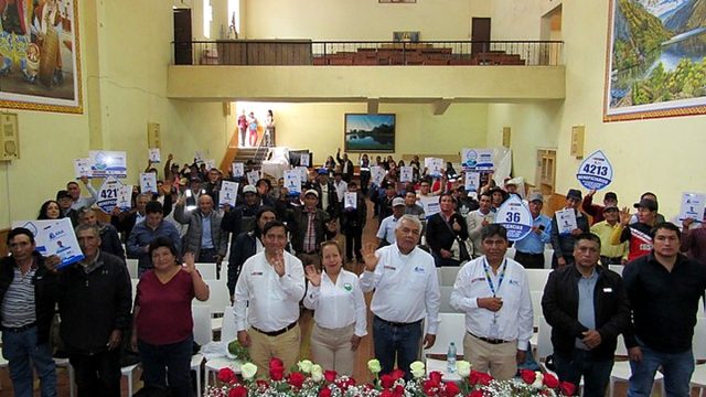 ANA formaliza derechos de uso de agua para más de 4 200 agricultores de Áncash