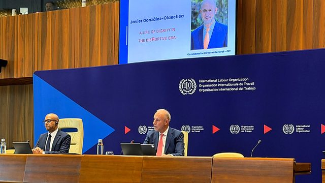 Excanciller Javier González-Olaechea presentó ante la OIT su propuesta para una vida digna en la era disruptiva