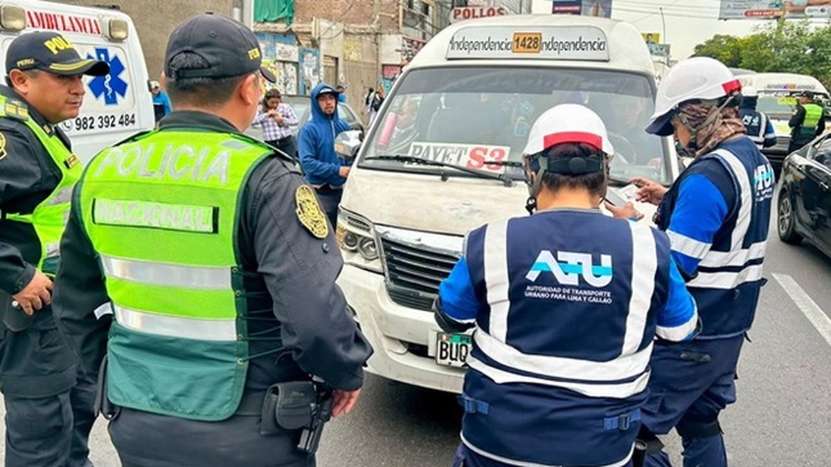 ATU reforzará fiscalización del transporte informal durante estado de emergencia en Lima y Callao