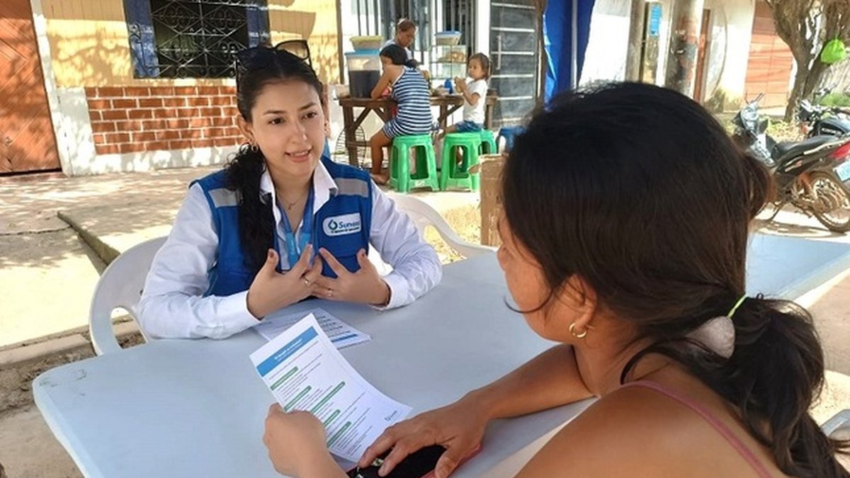 Sunass superó las 129 mil atenciones a usuarios del agua potable y saneamiento en lo que va del 2026