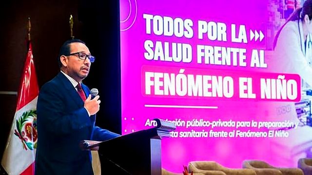 Ministro de Salud, Luis Dyer, anuncia acciones entre el Gobierno, Colegio Médico y sector privado ante el impacto del Fenómeno El Niño