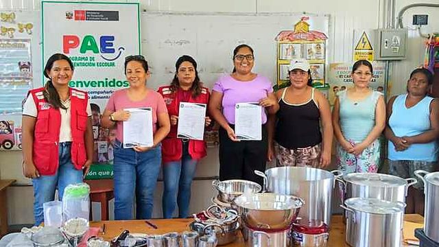 Tumbes: PAE y Municipalidad de Canoas de Punta Sal articulan esfuerzos para mejorar alimentación con nuevo equipamiento de cocina
