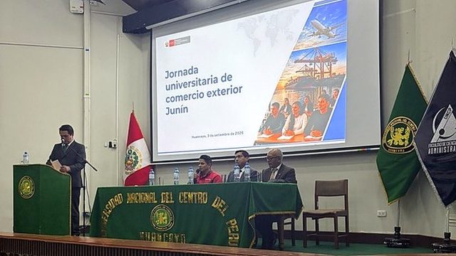 Mincetur impulsa Jornadas Universitarias de Comercio Exterior en Junín para fortalecer la cultura exportadora