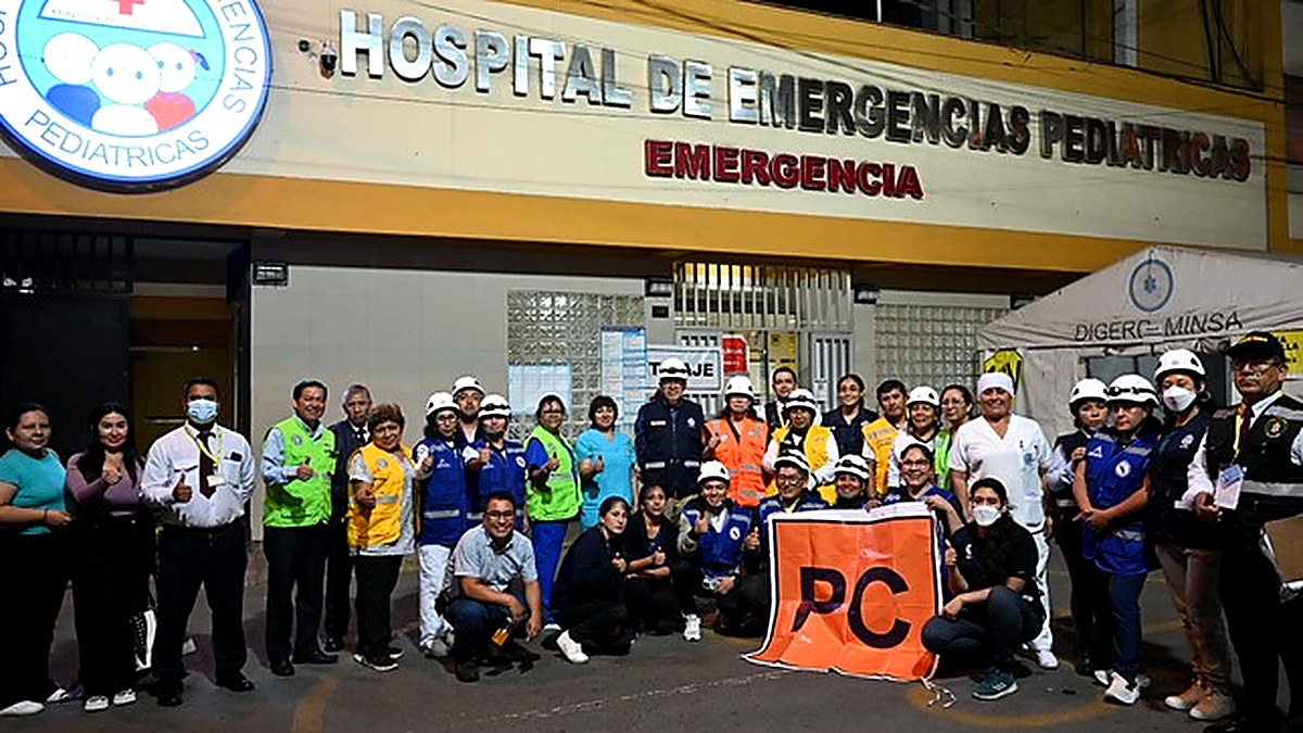 Hospital Pediátrico se prepara para emergencias en simulacro