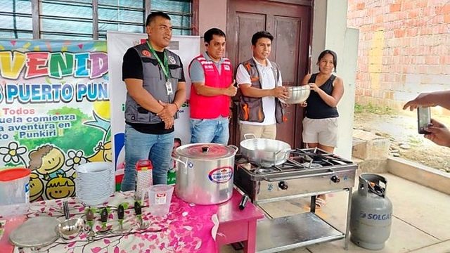 Madre de Dios: PAE y municipalidad de Huepetuhe en Manu mejoran atención alimentaria escolar en Puerto Punkiri