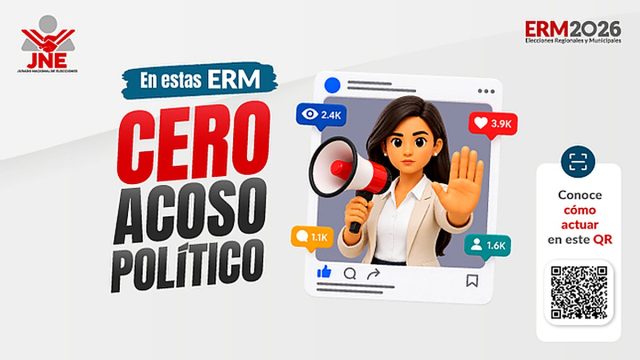 JNE impulsa “cero acoso político” para que candidatas sepan cómo identificar y reportar estos casos