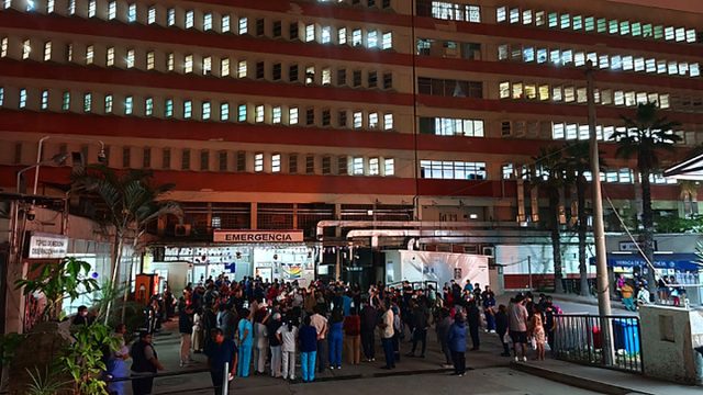 Hospital María Auxiliadora se prepara para sismos con simulacro nocturno