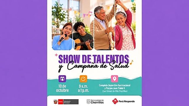Minsa celebra Día de la Salud Mental con show de talentos y servicios gratuitos