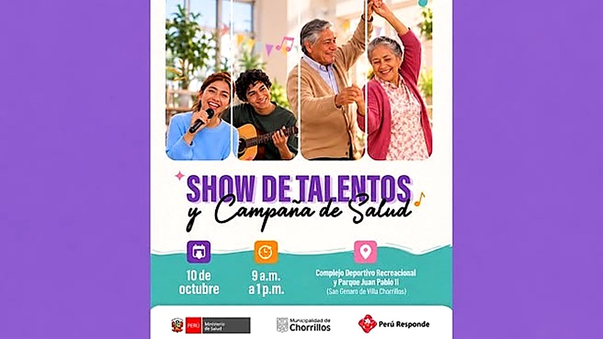 Minsa celebra Día de la Salud Mental con show de talentos y servicios gratuitos