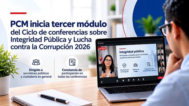 PCM fortalece capacidades de servidores públicos en integridad y lucha contra la corrupción
