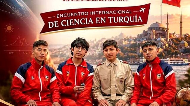 Cusco celebra a estudiantes del Colegio Ciencias que representan al Perú en Turquía