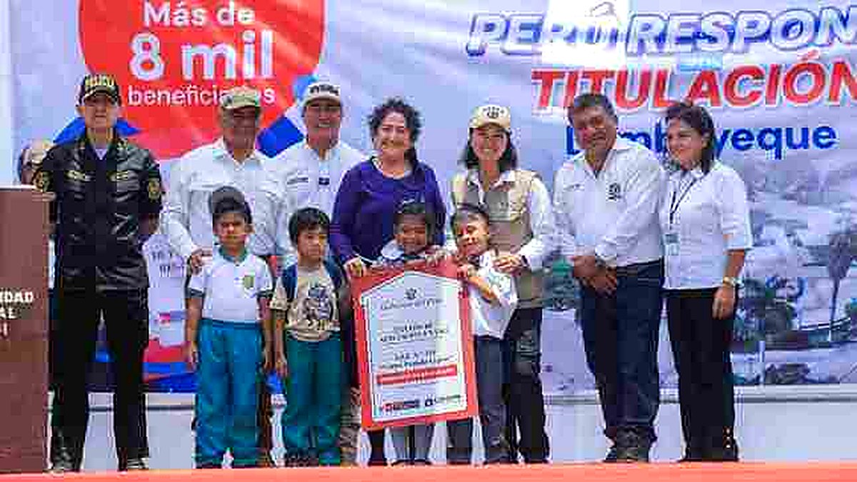 Títulos de propiedad para colegios de Chiclayo