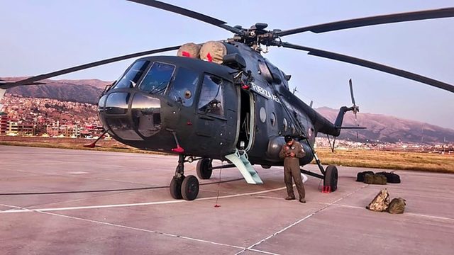 Cusco Refuerza Atención Aérea Contra Incendios Forestales En La Región Con Avión Spartan Y Helicóptero MI-17