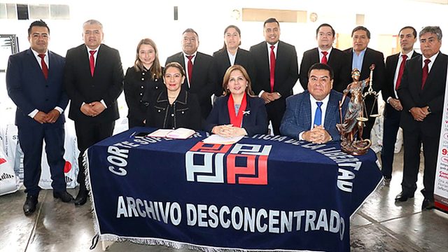 Corte de La Libertad logra primer lugar en Jornada Nacional de Eliminación y Transferencia de Documentos