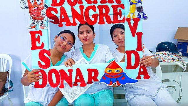 Tingo María: campaña de donación de sangre une a estudiantes y comunidad